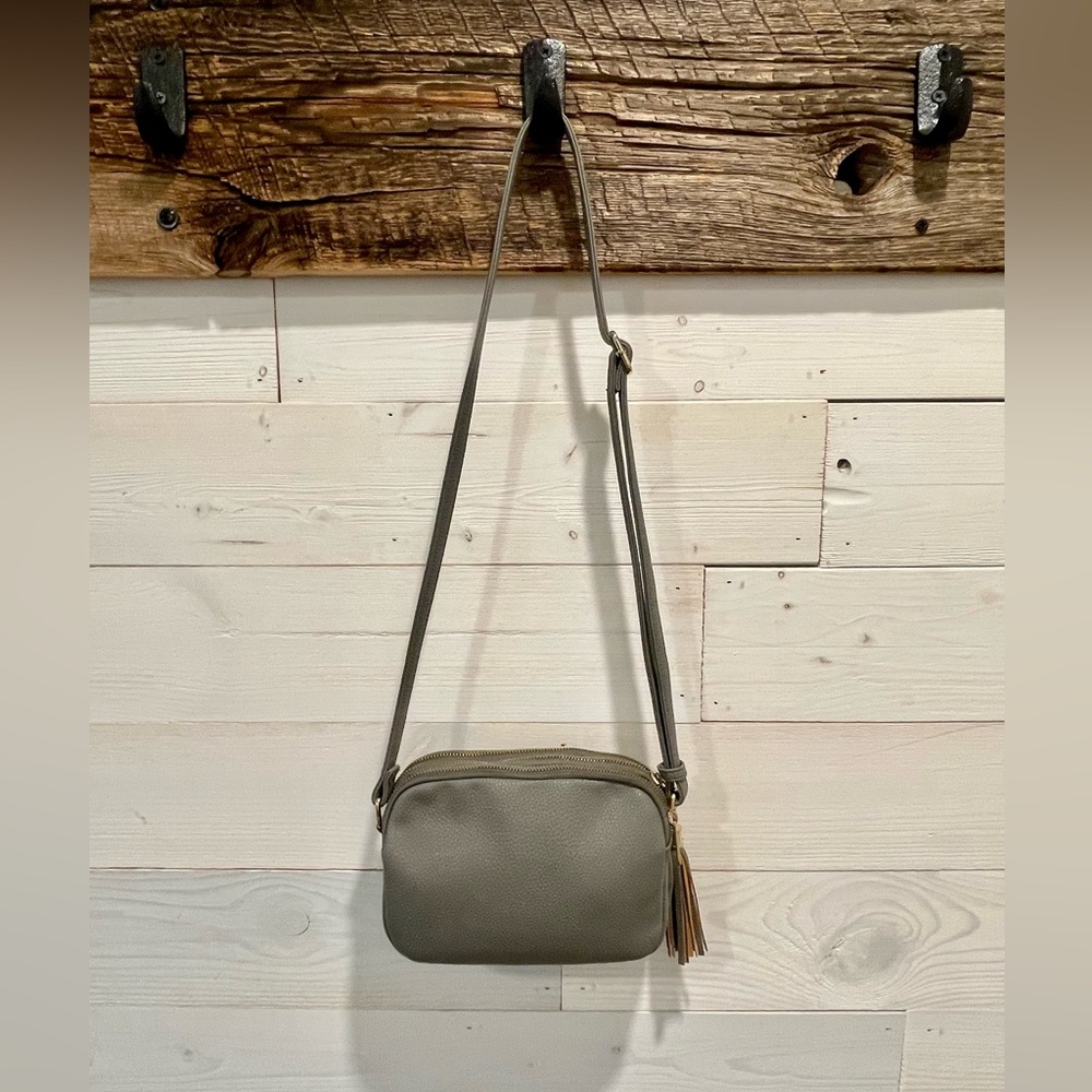 Grey cross body
